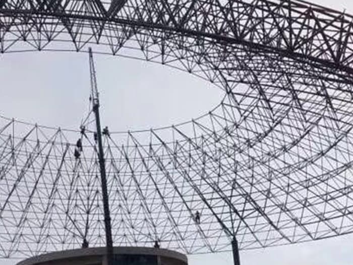 阿勒泰篮球馆球形网架厂家价格