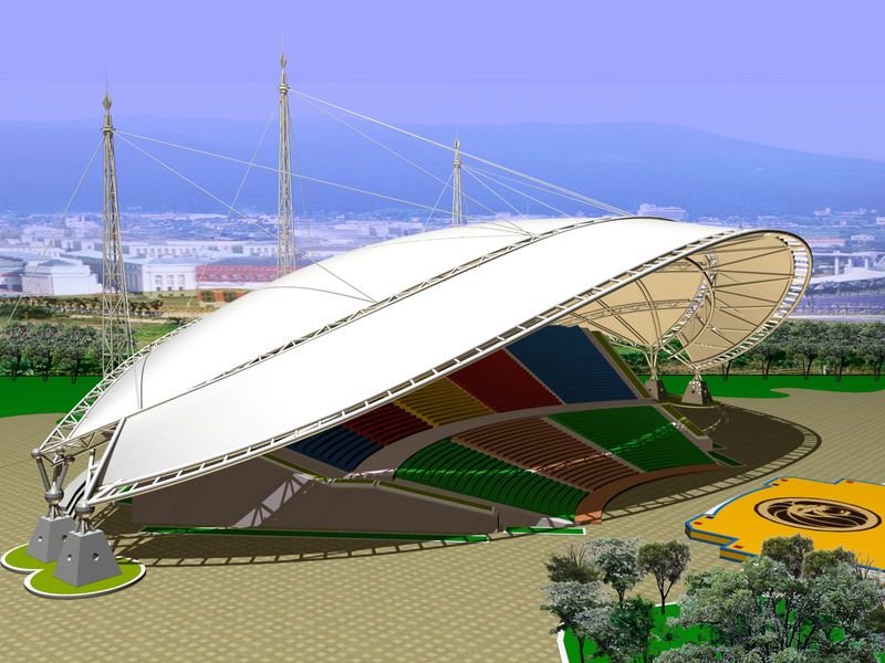 阿勒泰体育场膜结构