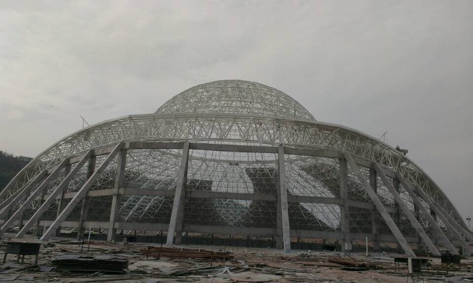 阿勒泰体育场馆网架工程